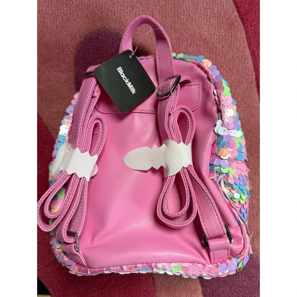 BlackMilk Sparkle Sparkle Pastel Sequin Mini Backpack